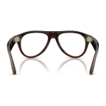 rayban-meta-aviator-optics-gen-3-transparent-umber-clear-rear Rayban Meta Aviator Optics Gen 3 สี Transparent Umber เลนส์ใส Demo Lens มุมด้านหลัง