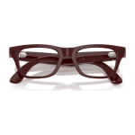 rayban-meta-blayzer-brick-brown-clear-gen-2-folded Rayban Meta Blayzer Optics Gen 2 สี Brick Brown เลนส์ใส Demo Lens พับขาแว่น