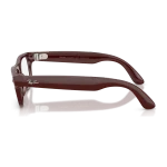 rayban-meta-blayzer-brick-brown-clear-gen-2-lateral Rayban Meta Blayzer Optics Gen 2 สี Brick Brown เลนส์ใส Demo Lens มุมด้านข้าง