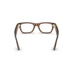 Rear view of Rayban Meta Blayzer Optics (Gen 2) with Havana frames with Clear lenses. Rear view of Rayban Meta Blayzer Optics (Gen 2) with Havana frames with Clear lenses.