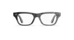 Front view of Rayban Meta Blayzer Optics (Gen 2) with Transparent Matt Ice Grey frames with Clear Lenses. Front view of Rayban Meta Blayzer Optics (Gen 2) with Transparent Matt Ice Grey frames with Clear Lenses.