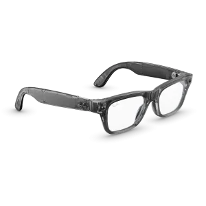 Rayban Meta Blayzer Optics Gen 2 Matt Transparent Ice Grey Clear