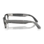 rayban-meta-blayzer-matte-transparent-ice-grey-clear-gen-2-lateral Rayban Meta Blayzer Optics Gen 2 สี Matte Transparent Ice Grey เลนส์ใส Demo Lens มุมด้านข้าง