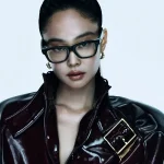JENNIE wearing Rayban Meta Blayzer Optics (Gen 2) with Transparent Shiny Black frames with Clear Lenses.