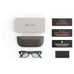 Rayban Meta Blayzer Optics Gen 2 สี Transparent Ocean Blue เลนส์ Clear อุปกรณ์ในกล่องพร้อมเคสชาร์จ