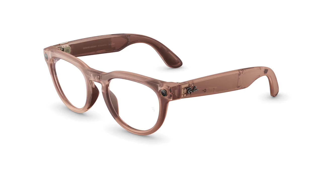 Matt Transparent Peach / Clear to Grey Transitions® สีเลนส์อ่อน