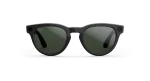 Front view of Rayban Meta glasses with Shiny Black frames with Graphite Green Transitions® lenses.