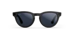 Front view of Rayban Meta glasses with Shiny Black frames with Clear to Sapphire Transitions® lenses.