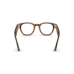 Rear view of Rayban Meta Scriber Optics (Gen 2) with Havana frames with Clear lenses.