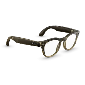 Rayban Meta Scriber Optics Gen 2 Shiny Transparent Stone Beige Clear