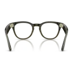 Rayban Meta Scriber Optics Gen 2 สี Transparent Dark Olive เลนส์ใส Demo Lens มุมด้านหลัง