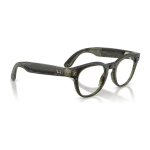 rayban-meta-scriber-transparent-dark-olive-clear-gen-2-right Rayban Meta Scriber Optics Gen 2 สี Transparent Dark Olive เลนส์ใส Demo Lens มุมเฉียงขวา