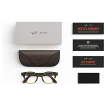 Rayban Meta Scriber Optics Gen 2 สี Transparent Stone Beige เลนส์ Clear อุปกรณ์ในกล่องพร้อมเคสชาร์จ