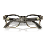 Rayban Meta Scriber Optics Gen 2 สี Transparent Stone Beige เลนส์ใส Demo Lens พับขาแว่น