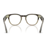 rayban-meta-scriber-transparent-stone-beige-clear-gen-2-rear Rayban Meta Scriber Optics Gen 2 สี Transparent Stone Beige เลนส์ใส Demo Lens มุมด้านหลัง