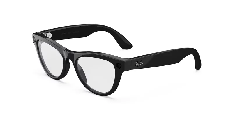 เลนส์ Rayban Meta Shiny Black / Clear to Graphite Green Transitions® เปลี่ยนความเข้มอัตโนมัติ