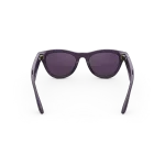 Rear view of Rayban Meta glasses with Shiny Mystic Violet frames with Clear to Amethyst Transitions® lenses.