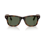 Rayban Meta Wayfarer Gen 3 สี Havana เลนส์ G-15 Green มุมหน้า Rayban Meta Wayfarer Gen 3 สี Havana เลนส์ G-15 Green มุมหน้า