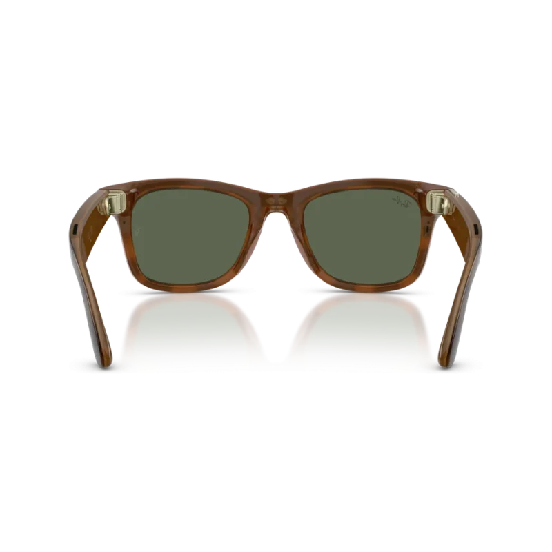 Rayban Meta Wayfarer Gen 3 สี Havana เลนส์ G-15 Green มุมด้านหลัง