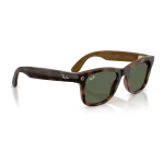 Rayban Meta Wayfarer Gen 3 สี Havana เลนส์ G-15 Green มุมเฉียงขวา Rayban Meta Wayfarer Gen 3 สี Havana เลนส์ G-15 Green มุมเฉียงขวา