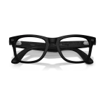 Rayban Meta Wayfarer Gen 3 สี Matte Black เลนส์ Clear BLF & AR พับขาแว่น Rayban Meta Wayfarer Gen 3 สี Matte Black เลนส์ Clear BLF & AR พับขาแว่น