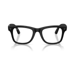 Rayban Meta Wayfarer Gen 3 สี Matte Black เลนส์ Clear BLF & AR มุมหน้า Rayban Meta Wayfarer Gen 3 สี Matte Black เลนส์ Clear BLF & AR มุมหน้า