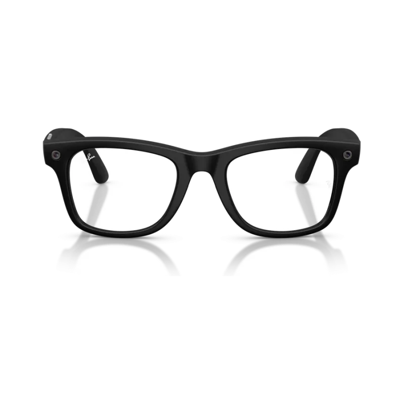 Rayban Meta Wayfarer Gen 3 สี Matte Black เลนส์ Clear BLF & AR มุมหน้า
