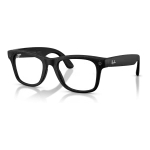 Rayban Meta Wayfarer Gen 3 สี Matte Black เลนส์ Clear BLF & AR มุมเฉียงซ้าย Rayban Meta Wayfarer Gen 3 สี Matte Black เลนส์ Clear BLF & AR มุมเฉียงซ้าย