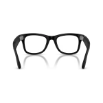 Rayban Meta Wayfarer Gen 3 สี Matte Black เลนส์ Clear BLF & AR มุมด้านหลัง Rayban Meta Wayfarer Gen 3 สี Matte Black เลนส์ Clear BLF & AR มุมด้านหลัง