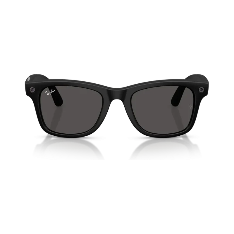Rayban Meta Wayfarer Gen 3 สี Matte Black เลนส์ Grey มุมหน้า