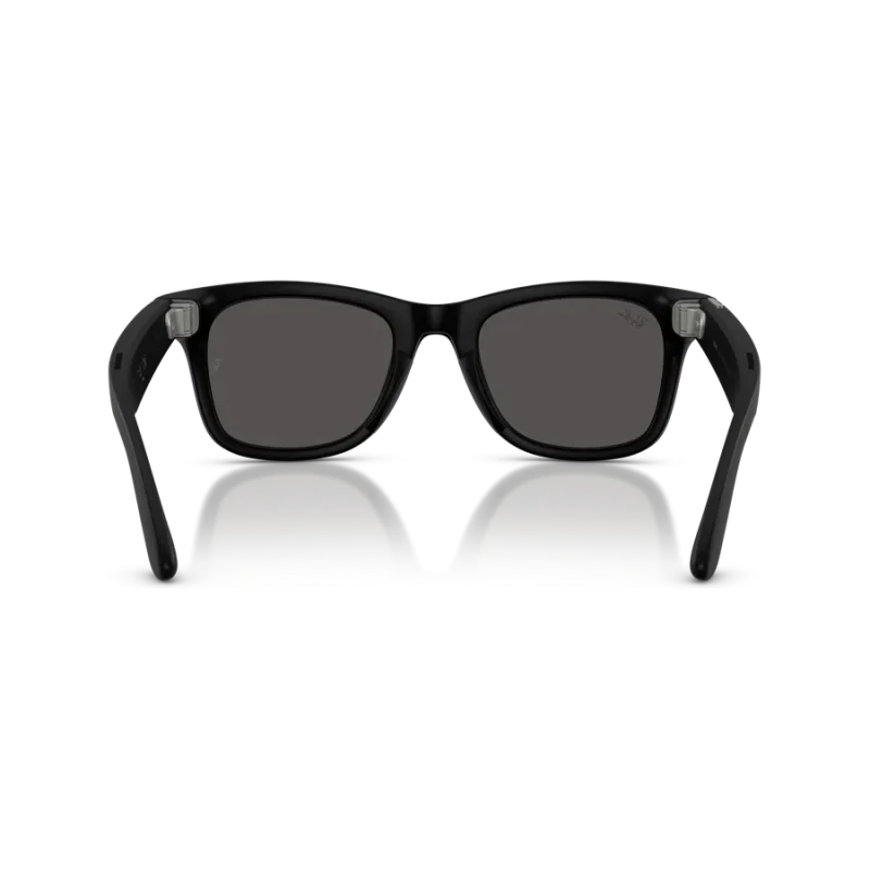 Rayban Meta Wayfarer Gen 3 สี Matte Black เลนส์ Grey มุมด้านหลัง