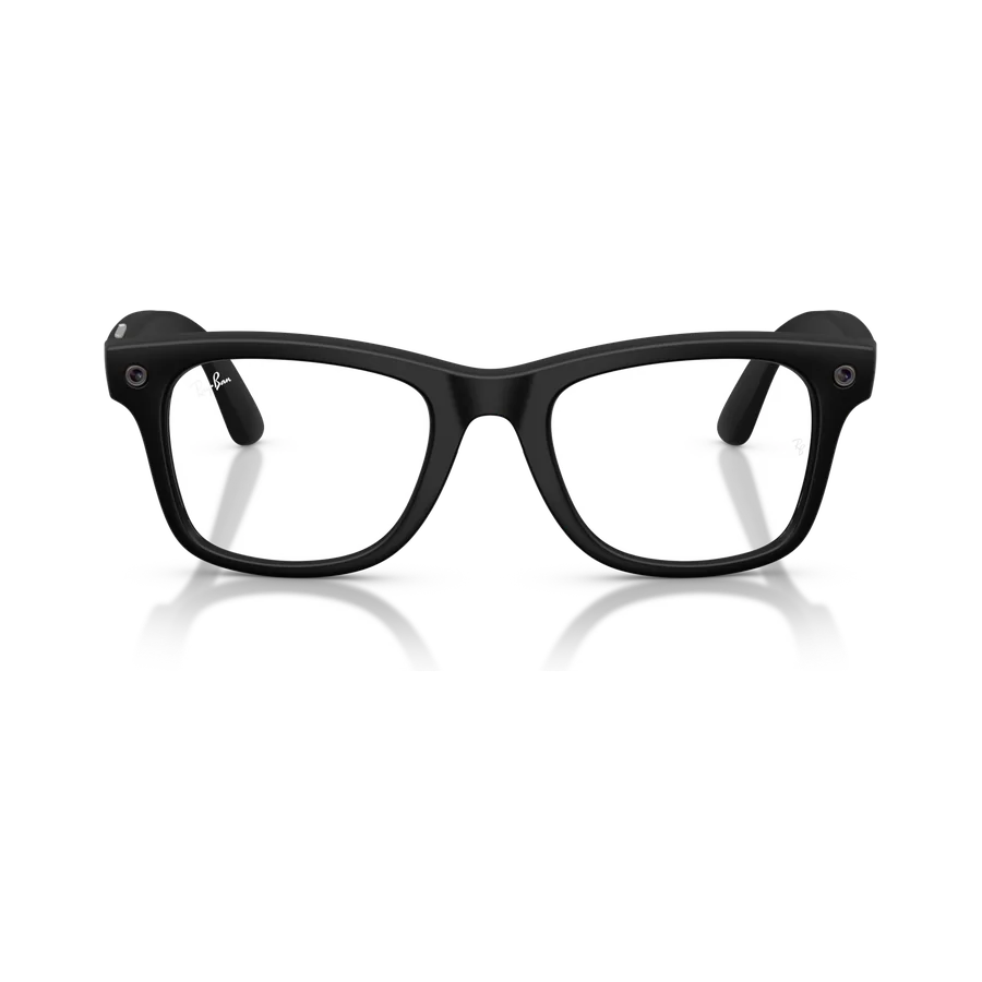 Rayban Meta Wayfarer Gen 3 สี Matte Black เลนส์ Transitions Gen S Graphite Green มุมหน้า