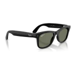 Rayban Meta Wayfarer Gen 3 สี Shiny Black เลนส์ Polarized Green มุมเฉียงขวา Rayban Meta Wayfarer Gen 3 สี Shiny Black เลนส์ Polarized Green มุมเฉียงขวา