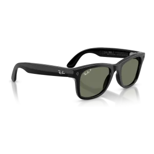 Rayban Meta Wayfarer Gen 3 Shiny Black Polarized Green