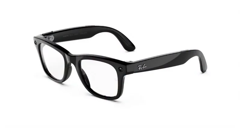 เลนส์ Rayban Meta Shiny Black / Transitions Grey เปลี่ยนความเข้มอัตโนมัติ
