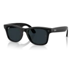 Rayban Meta Wayfarer Gen 3 สี Shiny Black เลนส์ Transitions Gen S Grey มุมเฉียง เลนส์เข้มเมื่อโดนแสง Rayban Meta Wayfarer Gen 3 สี Shiny Black เลนส์ Transitions Gen S Grey มุมเฉียง เลนส์เข้มเมื่อโดนแสง