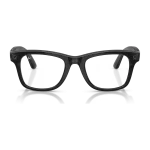 rayban-meta-wayfarer-gen-3-transparent-black-transitions-aquamarine-front Rayban Meta Wayfarer Gen 3 สี Transparent Black เลนส์ Transitions Aquamarine มุมหน้า