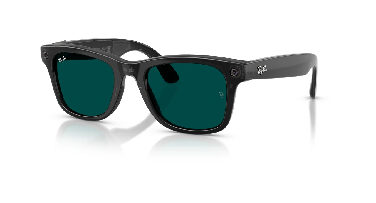 Transparent Black / Transitions Aquamarine สีเลนส์เข้ม