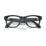 Rayban Meta Wayfarer Gen 3 สี Transparent Matte Ocean Blue เลนส์ Transitions Gen S Grey พับขาแว่น Rayban Meta Wayfarer Gen 3 สี Transparent Matte Ocean Blue เลนส์ Transitions Gen S Grey พับขาแว่น