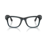 Rayban Meta Wayfarer Gen 3 สี Transparent Matte Ocean Blue เลนส์ Transitions Gen S Grey มุมหน้า Rayban Meta Wayfarer Gen 3 สี Transparent Matte Ocean Blue เลนส์ Transitions Gen S Grey มุมหน้า