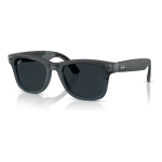 Rayban Meta Wayfarer Gen 3 สี Transparent Matte Ocean Blue เลนส์ Transitions Gen S Grey มุมเฉียง เลนส์เข้มเมื่อโดนแสง Rayban Meta Wayfarer Gen 3 สี Transparent Matte Ocean Blue เลนส์ Transitions Gen S Grey มุมเฉียง เลนส์เข้มเมื่อโดนแสง
