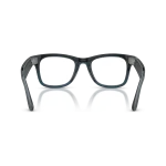 Rayban Meta Wayfarer Gen 3 สี Transparent Matte Ocean Blue เลนส์ Transitions Gen S Grey มุมด้านหลัง Rayban Meta Wayfarer Gen 3 สี Transparent Matte Ocean Blue เลนส์ Transitions Gen S Grey มุมด้านหลัง