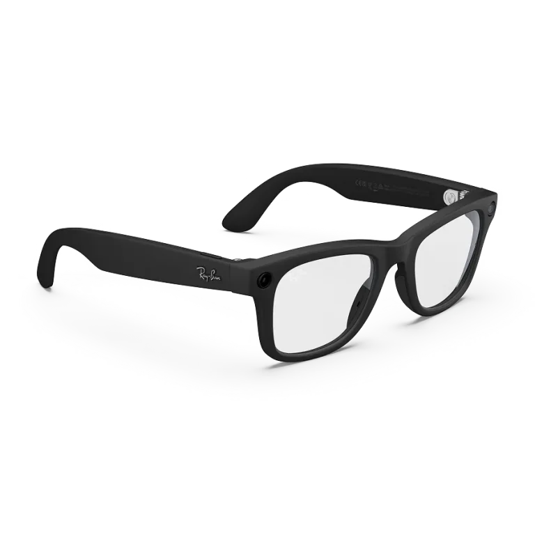 Rayban Meta Wayfarer Gen 2 Matt Black Clear