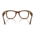 Rayban Meta Wayfarer Optics Gen 3 สี Havana เลนส์ใส Demo Lens มุมด้านหลัง