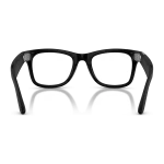 rayban-meta-wayfarer-optics-gen-3-matte-black-clear-rear Rayban Meta Wayfarer Optics Gen 3 สี Matte Black เลนส์ใส Demo Lens มุมด้านหลัง
