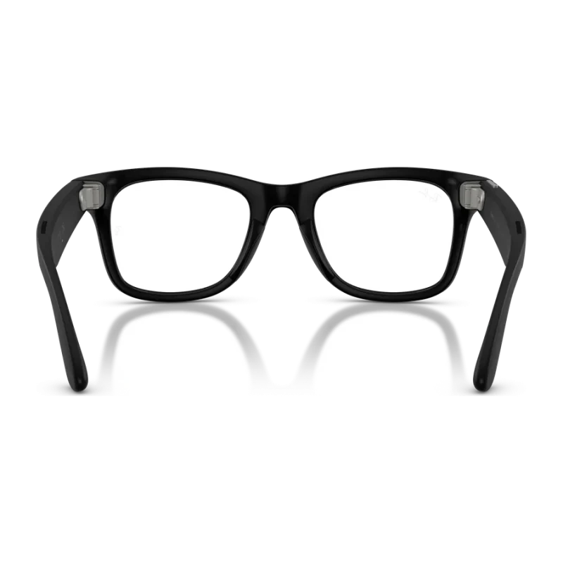 Rayban Meta Wayfarer Optics Gen 3 สี Matte Black เลนส์ใส Demo Lens มุมด้านหลัง