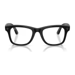 rayban-meta-wayfarer-optics-gen-3-shiny-black-clear-front Rayban Meta Wayfarer Optics Gen 3 สี Shiny Black เลนส์ใส Demo Lens มุมหน้า