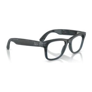 Rayban Meta Wayfarer Optics Gen 3 Transparent Matte Ocean Blue Clear