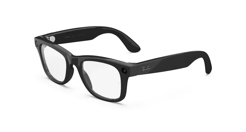 เลนส์ Rayban Meta Shiny Black / Clear to Graphite Green Transitions® เปลี่ยนความเข้มอัตโนมัติ