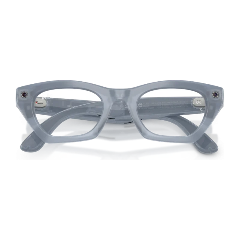 Rayban Meta Zena Gen 3 สี Milky Grey Lilac เลนส์ Transitions Copper พับขาแว่น